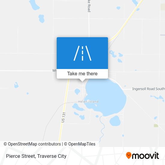 Pierce Street map