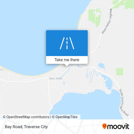 Bay Road map