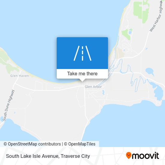Mapa de South Lake Isle Avenue