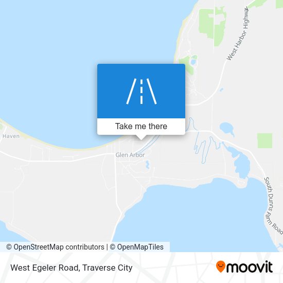 West Egeler Road map