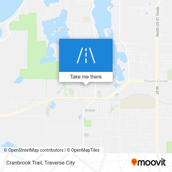 Cranbrook Trail map