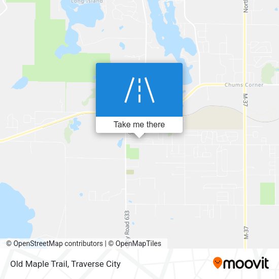 Old Maple Trail map