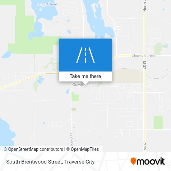 South Brentwood Street map
