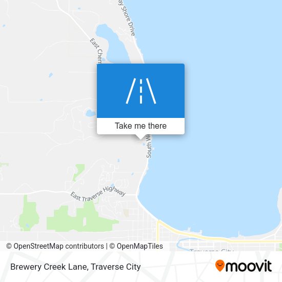 Mapa de Brewery Creek Lane