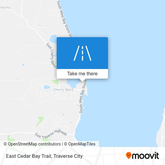 Mapa de East Cedar Bay Trail