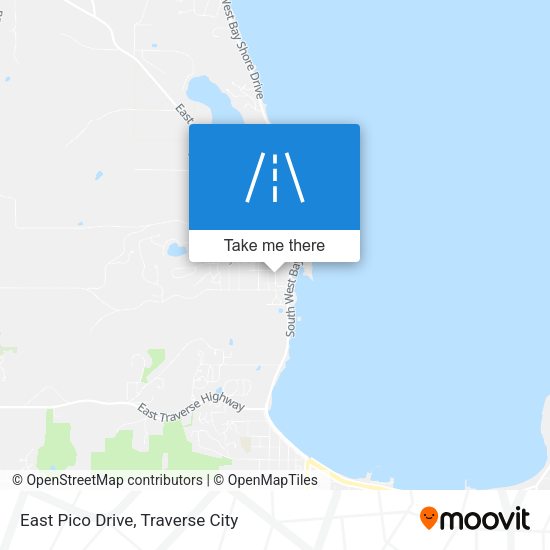 East Pico Drive map