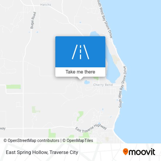 East Spring Hollow map