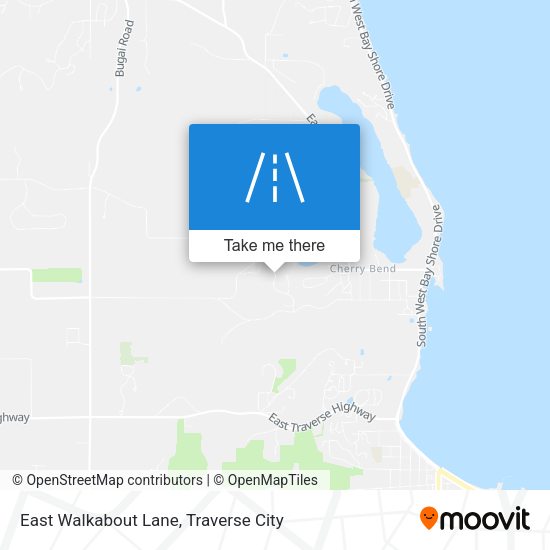Mapa de East Walkabout Lane