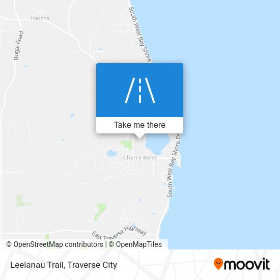 Mapa de Leelanau Trail