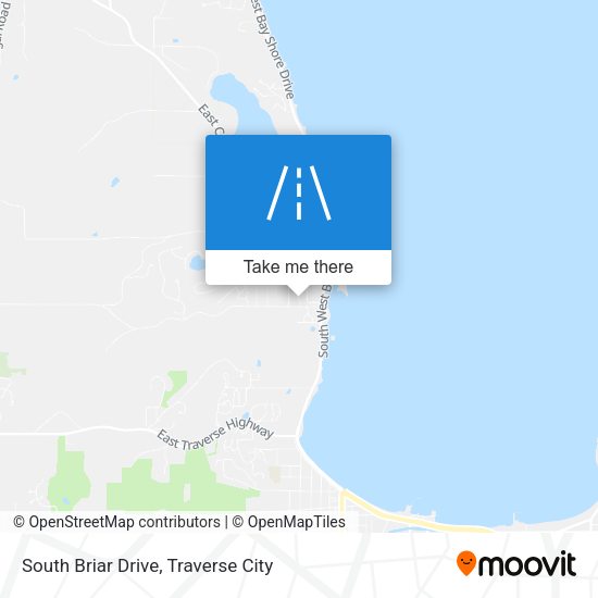 Mapa de South Briar Drive