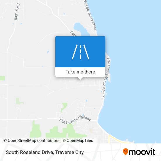 South Roseland Drive map