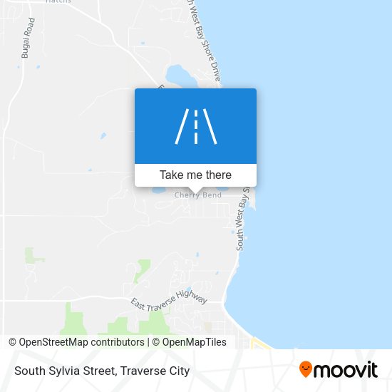 South Sylvia Street map