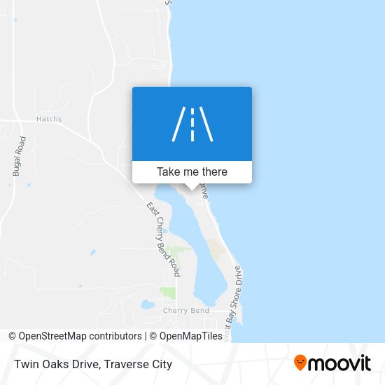 Twin Oaks Drive map