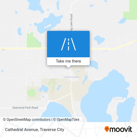 Cathedral Avenue map