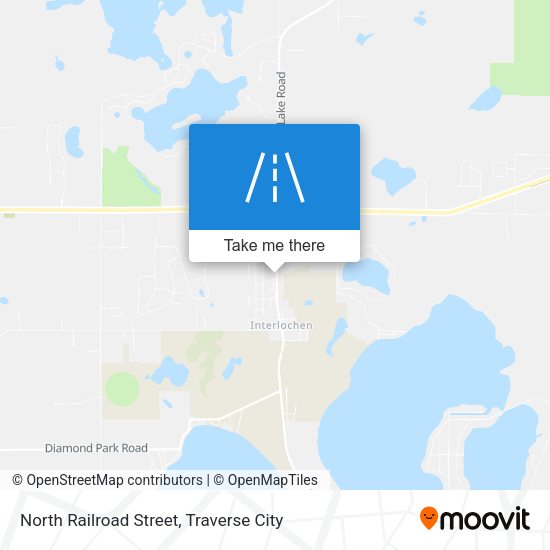 North Railroad Street map