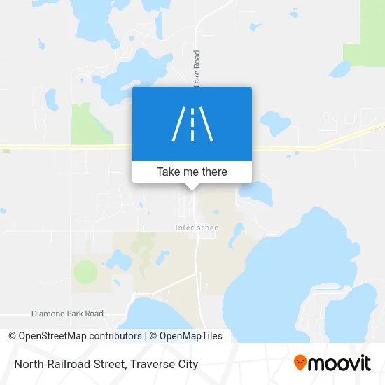 North Railroad Street map