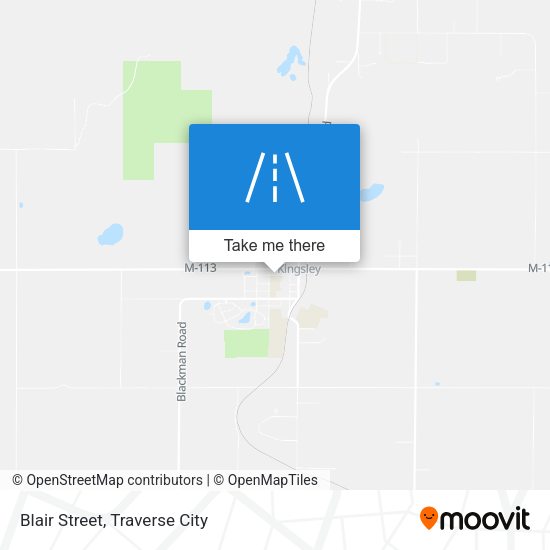 Blair Street map