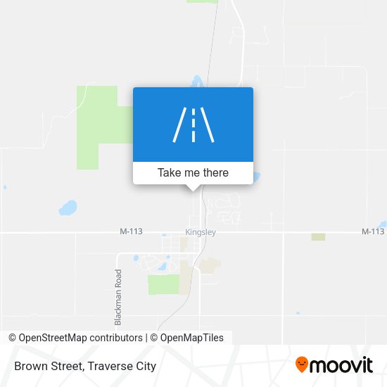 Brown Street map