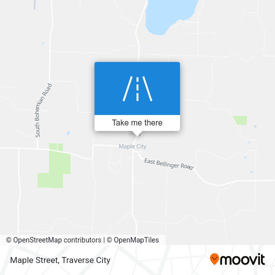 Maple Street map