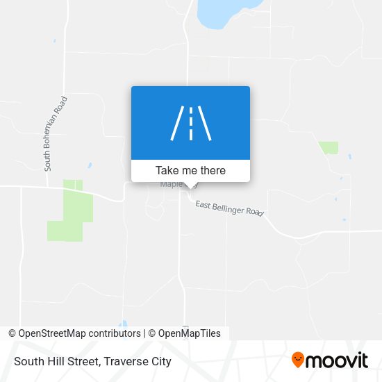 South Hill Street map
