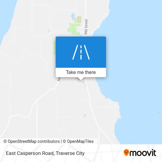 East Casperson Road map
