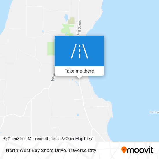 North West Bay Shore Drive map