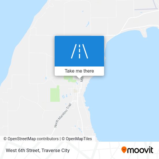 Mapa de West 6th Street