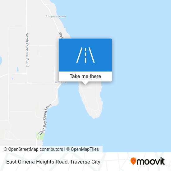 Mapa de East Omena Heights Road