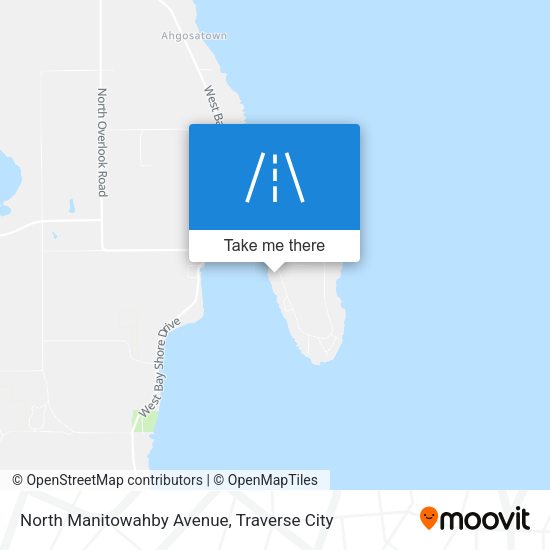 Mapa de North Manitowahby Avenue