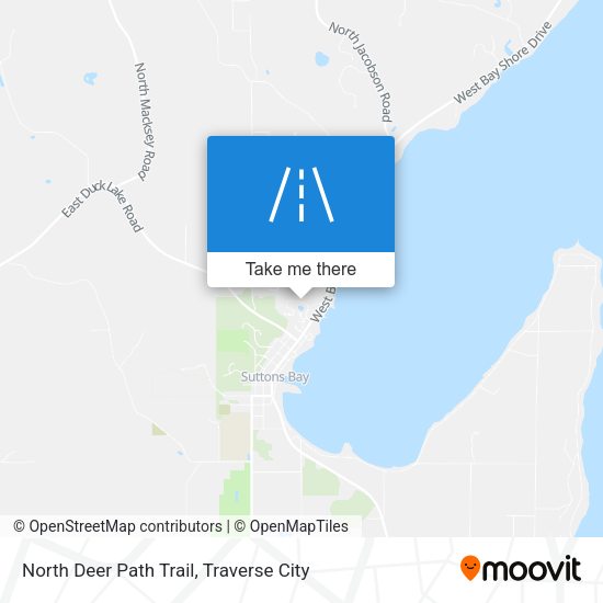 North Deer Path Trail map