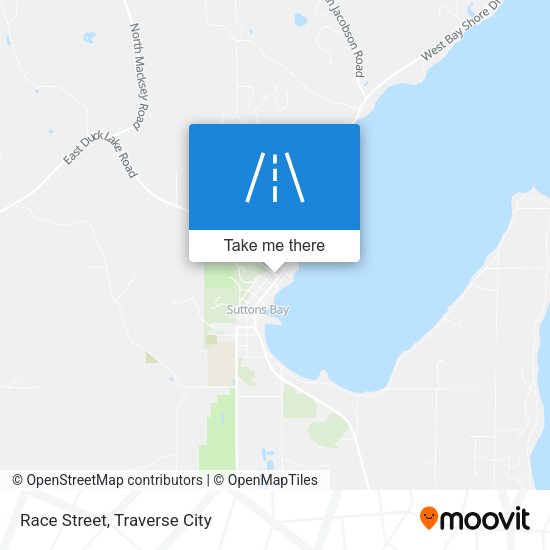 Race Street map