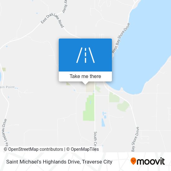 Saint Michael's Highlands Drive map