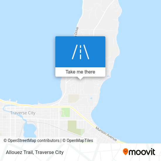 Allouez Trail map