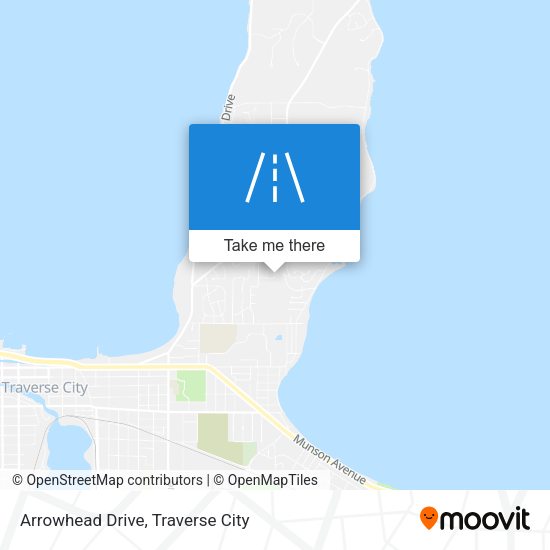 Mapa de Arrowhead Drive