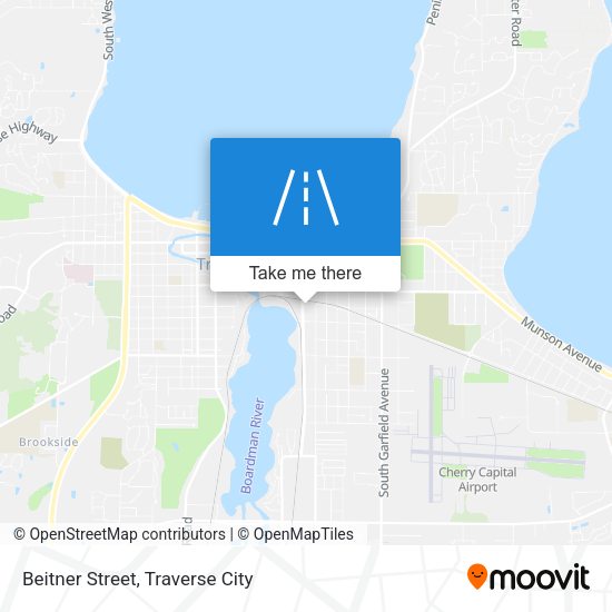 Mapa de Beitner Street