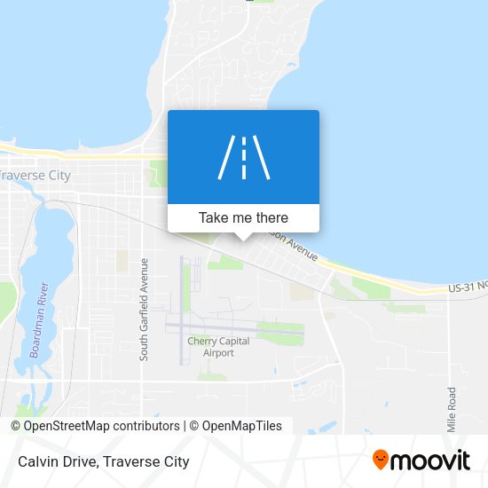 Mapa de Calvin Drive