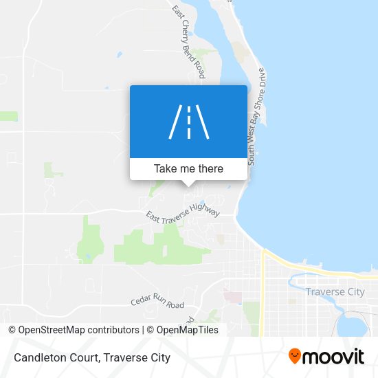 Candleton Court map