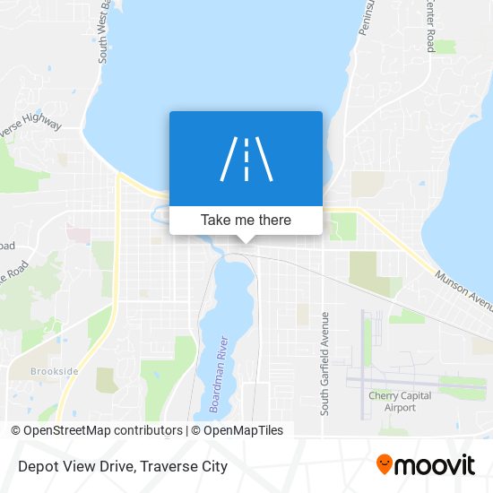 Depot View Drive map