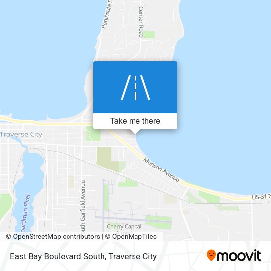 East Bay Boulevard South map