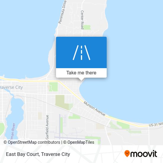 East Bay Court map