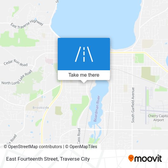 East Fourteenth Street map