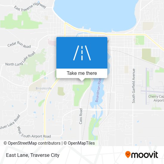 Mapa de East Lane