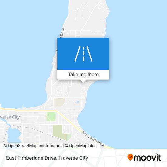 East Timberlane Drive map