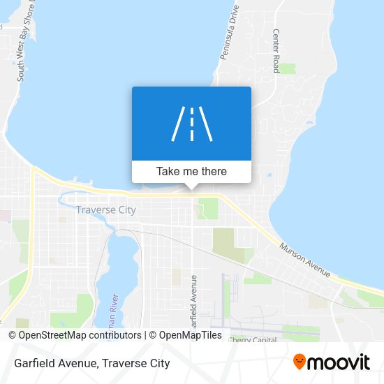 Garfield Avenue map