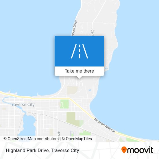 Mapa de Highland Park Drive