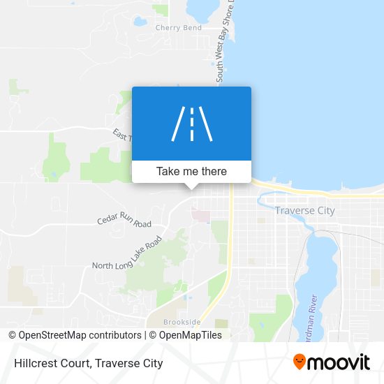 Hillcrest Court map