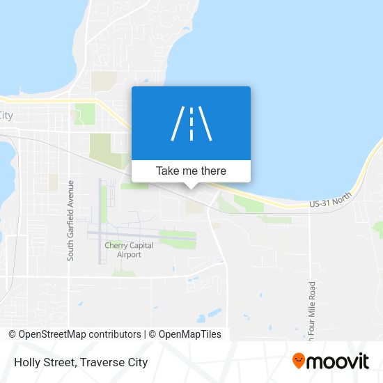 Holly Street map