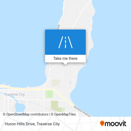 Mapa de Huron Hills Drive
