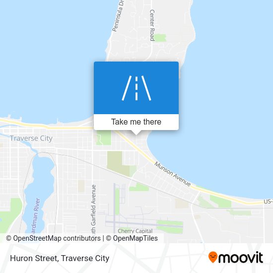 Mapa de Huron Street