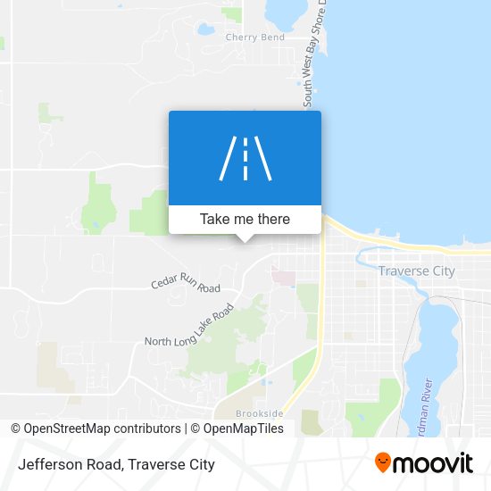 Jefferson Road map